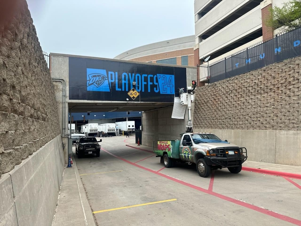 Oklahoma City Thunder signage project