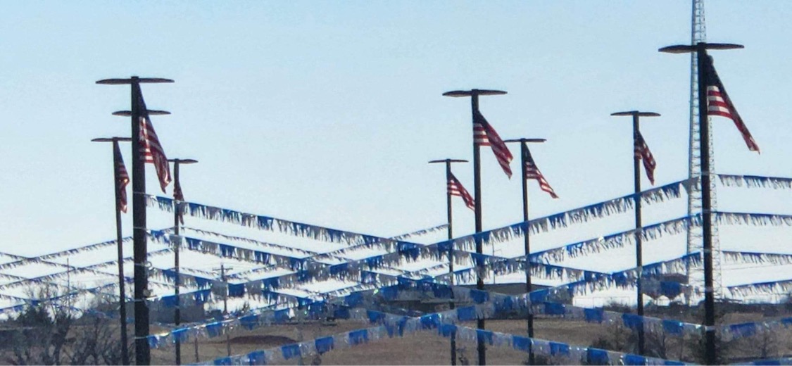 Banner or streamer installation 10