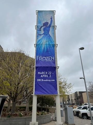 Banner or streamer installation 16
